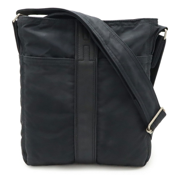 HERMES Black Leather Shoulder Bag - Picture 1 of 9